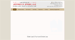 Desktop Screenshot of jeffreypstory.com